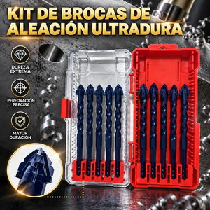 Juego de 10 Mechas Multi-Uso de Acero de Tungsteno