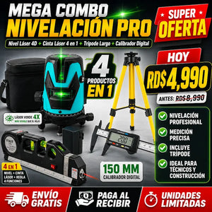 MEGA COMBO: Nivelacion PRO 4 En 1